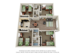 Vol Condos Four Bedroom Shared